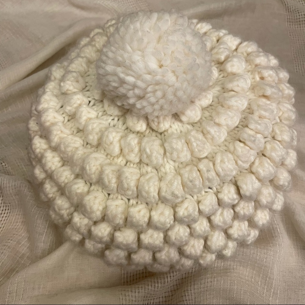 Aerie White Wool Beanie